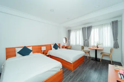 디럭스 트윈룸 — Alpha Style Ngo Van Nam Near Japan Saigon Town