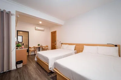 욕조 딸린 트윈룸 — Alpha Style Ngo Van Nam Near Japan Saigon Town